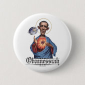 Obamessiah Knopf Button (Vorderseite)