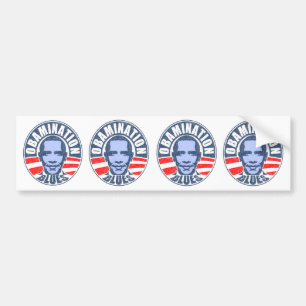 Obamination Blues Autoaufkleber