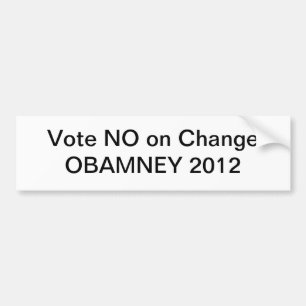 Obamney 2012 autoaufkleber