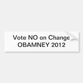 Obamney 2012 autoaufkleber