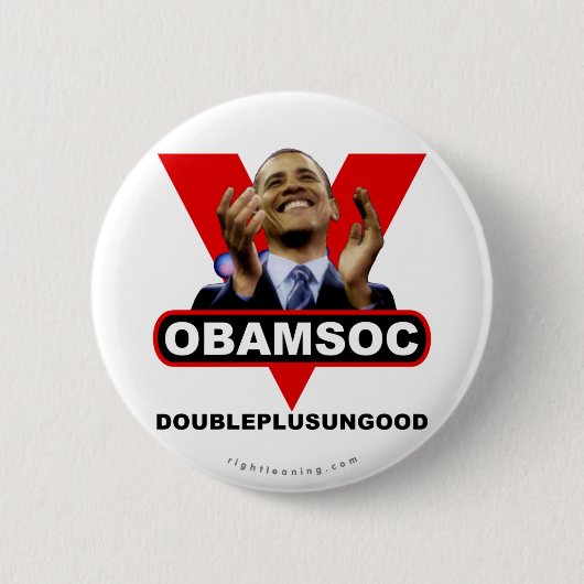 OBAMSOC BUTTON (Vorderseite)