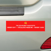 Obamunist Manifest Autoaufkleber (Auf Auto)