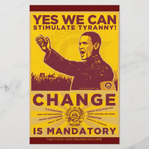 Obamunistische Event-Flyer Flyer