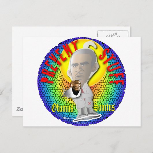 Obamus Sanctus Postkarte (Vorne/Hinten)