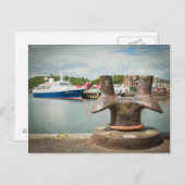 Oban Harbor Postkarte (Vorne/Hinten)