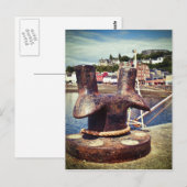 Oban Harbor Postkarte (Vorne/Hinten)