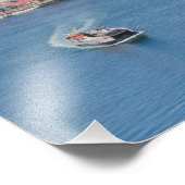 Oban Harbour Aerial von Pulpit Hill Fotodruck (Ecke)