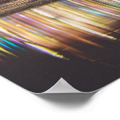 Oban Harbour bei Nacht Poster (Ecke)