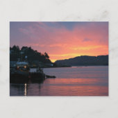 Oban Harbour, Schottland Postkarte (Vorderseite)