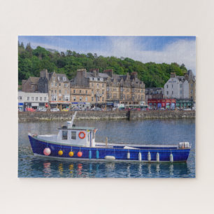 Oban Port Scotland Fishing Boat Sea Travel Puzzle
