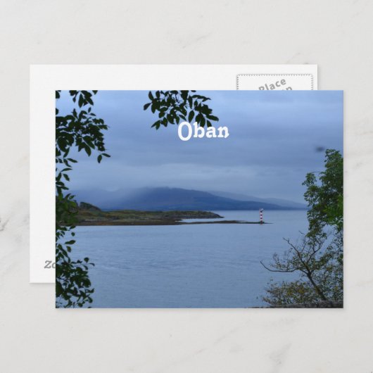 Oban Postkarte (Vorne/Hinten)