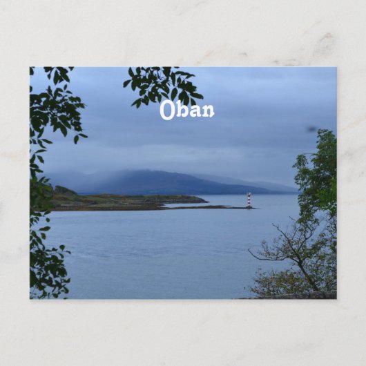 Oban Postkarte (Vorderseite)