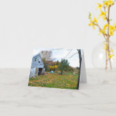 Obandoned home in Vermont Note Card Karte (Gelbe Blume)