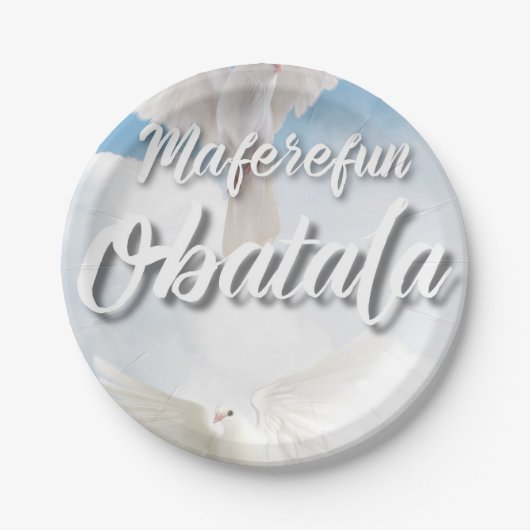 obatalische Teller (Vorderseite)