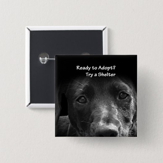 Obdachlose Adoption Button (Vorne & Hinten)