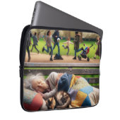 Obdachlose Lady Napping auf einer Parkbank Laptopschutzhülle (Vorne Rechts)
