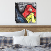 Obdachlose Leinwanddruck (Insitu (Schlafzimmer))