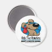 Obdachlose Magnet (Vorderseite/Rückseite)