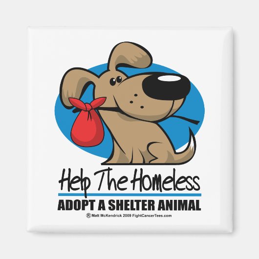 Obdachlose Magnet (Vorne)