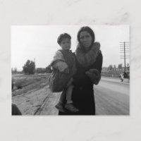 Obdachlose Mutter und Kind - 1939