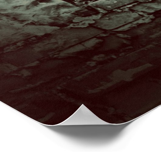 Obdachloser Jesus Poster (Ecke)