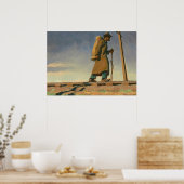 Obdachloser Mann, 1938 von Maynard Dixon Poster (Küche)