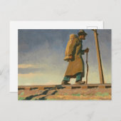 Obdachloser Mann, 1938 von Maynard Dixon Postkarte (Vorne/Hinten)