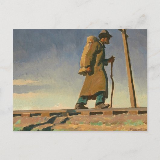 Obdachloser Mann, 1938 von Maynard Dixon Postkarte (Vorderseite)