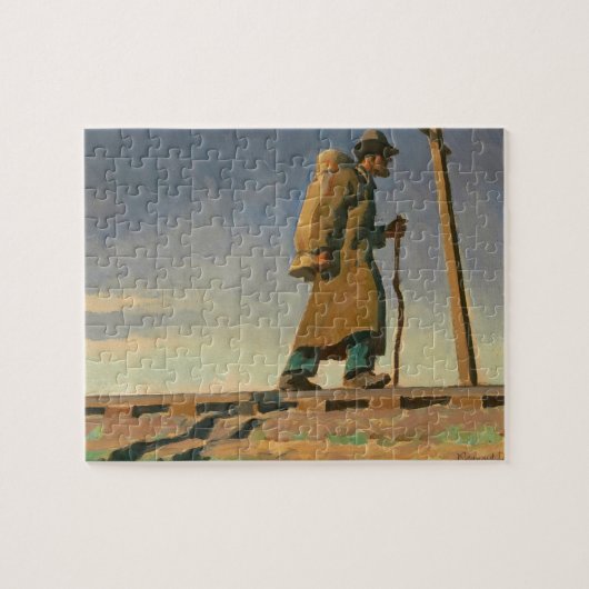Obdachloser Mann von Maynard Dixon Puzzle (Horizontal)