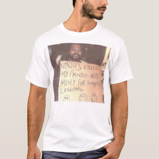 Obdachloser Ninja Mann T-Shirt