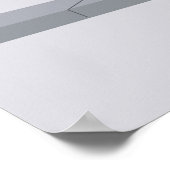 Obdachloser Poster (Ecke)