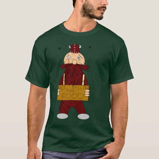 obdachloser Wikinger T-Shirt (Vorderseite)