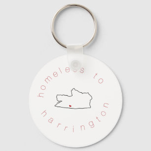 Obdachloser zu Harrington Schlüsselanhänger