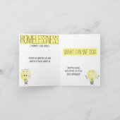 Obdachlosigkeit Karte (Innenseite)