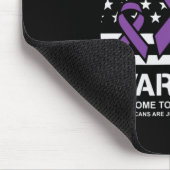 Obdachlosigkeit Monat Flagge der USA Mousepad (Ecke)