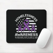 Obdachlosigkeit Monat Flagge der USA Mousepad (Mit Mouse)