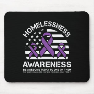 Obdachlosigkeit Monat Flagge der USA Mousepad