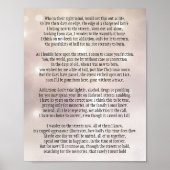 Obdachlosigkeit Poster (Vorne)