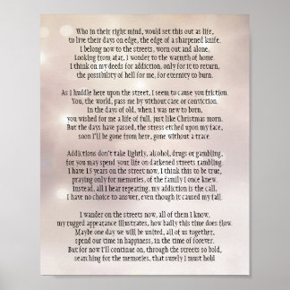 Obdachlosigkeit Poster