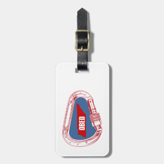 Obed Climbing Carabiner Gepäckanhänger (Vorderseite vertikal)
