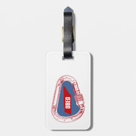 Obed Climbing Carabiner Gepäckanhänger (Rückseite vertikal)