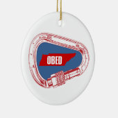 Obed Climbing Carabiner Keramik Ornament (Rechts)