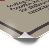 Obed Marsh Sea Captain Innsmouth Poster (Ecke)