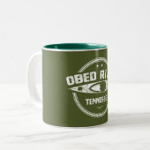 Obed River Tennessee Kayaking Zweifarbige Tasse (Vorderseite Links)