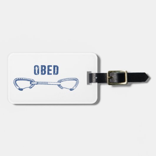 Obed Rock Climbing Quickdraw Gepäckanhänger (Vorderseite horizontal)