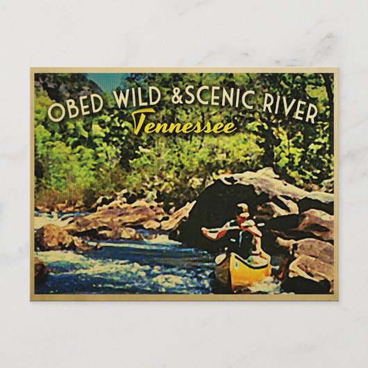 Obed Wild Landschaftlich River Tennessee Postkarte (Vorderseite)