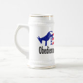 Obedience Patriotismus Bierglas (Links)