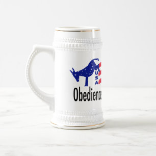 Obedience Patriotismus Bierglas