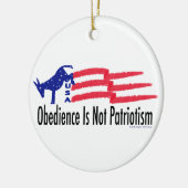Obedience Patriotismus Keramikornament (Links)