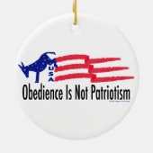Obedience Patriotismus Keramikornament (Hinten)